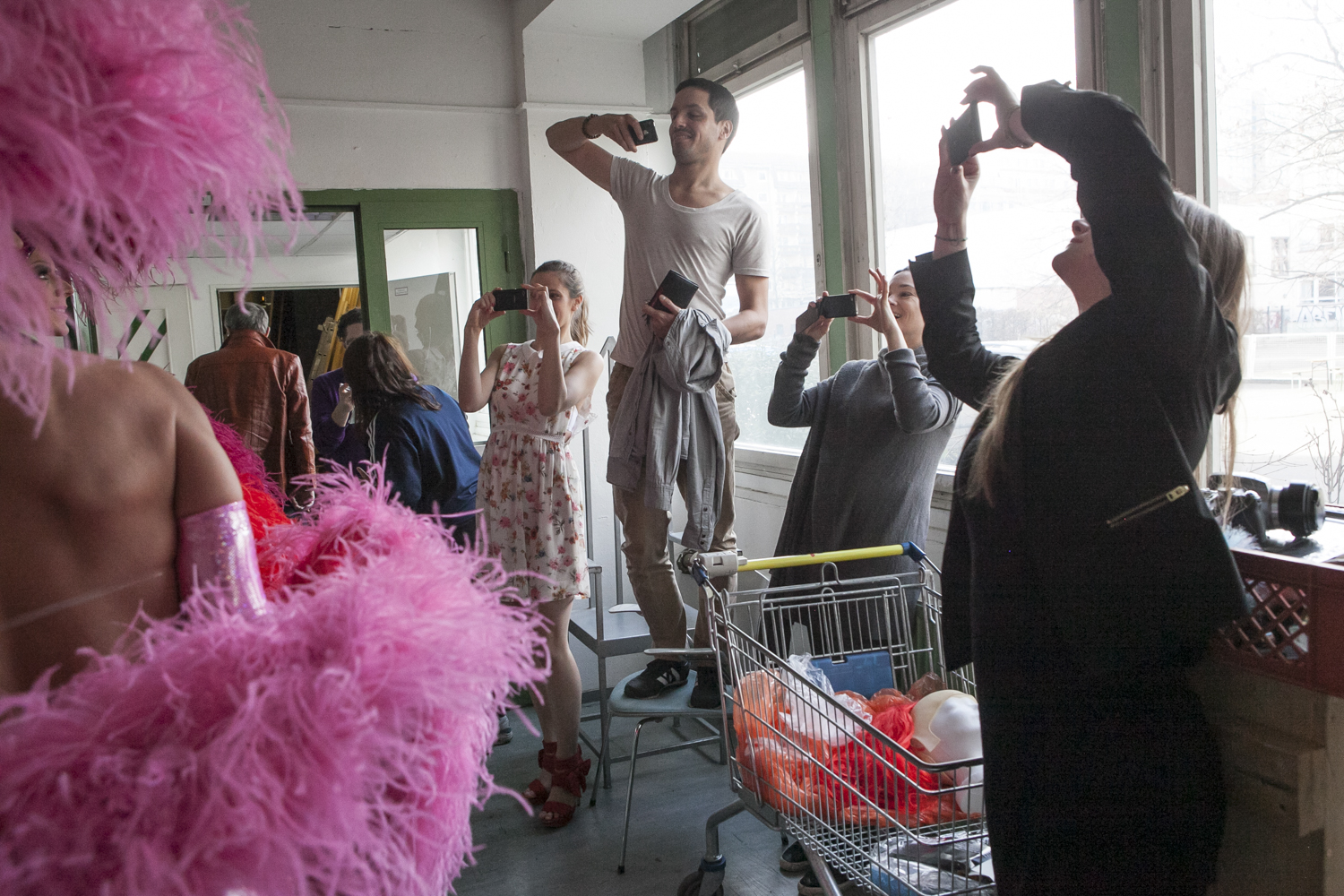 „La cage aux folles“, Kostüme und Proben Hüte & Kostüme 2/2014